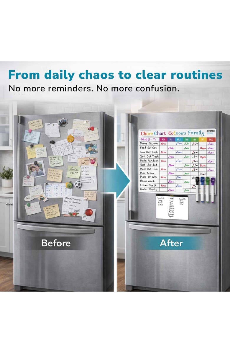 Quokka Magnetic Chore Chart for Kids - Visual Responsibility and Behavior Board for Children, Toddlers, and Teens, Alternate, color, Chart Basic