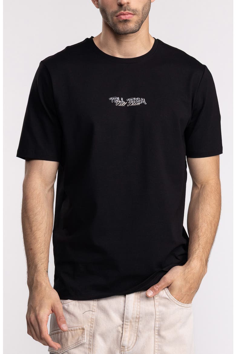 Tell Them Fashion T-Shirt, Main, color, Black
