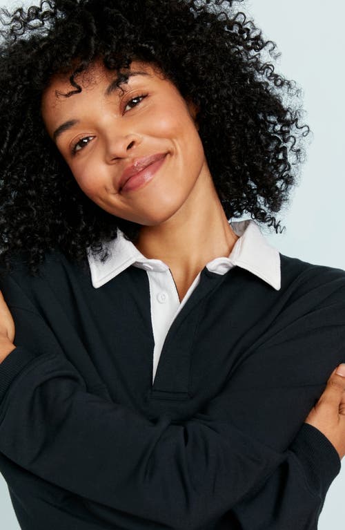 Jambys Hugby Rugby Shirt In Black