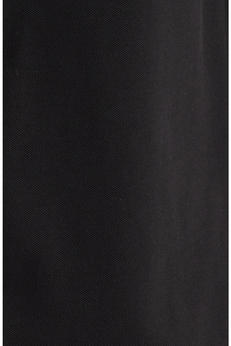 Slim Fit Cotton Button-Up Shirt, Main, color, BLACK