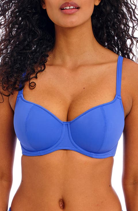 Jewel Cove Underwire Sweetheart Padded Bikini Top