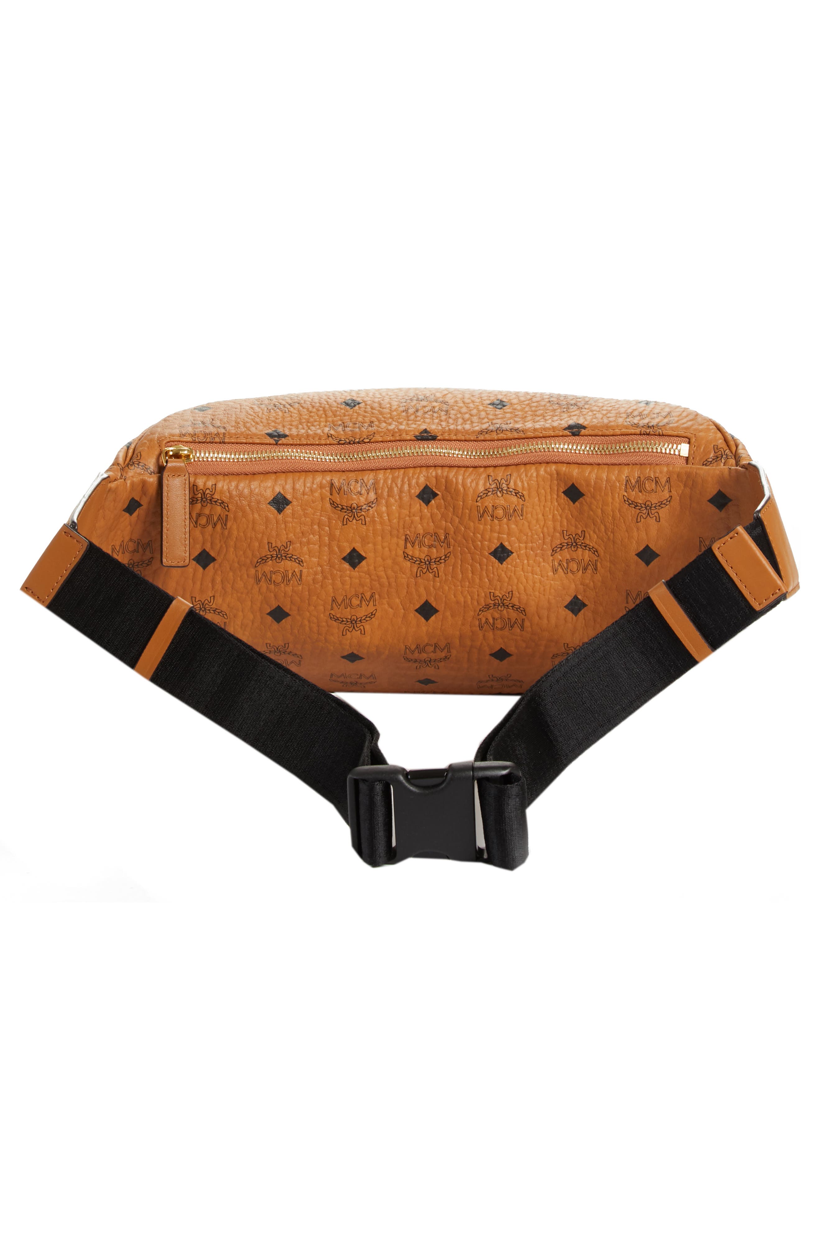 MCM Medium Stark Belt Bag, Alternate, color, 