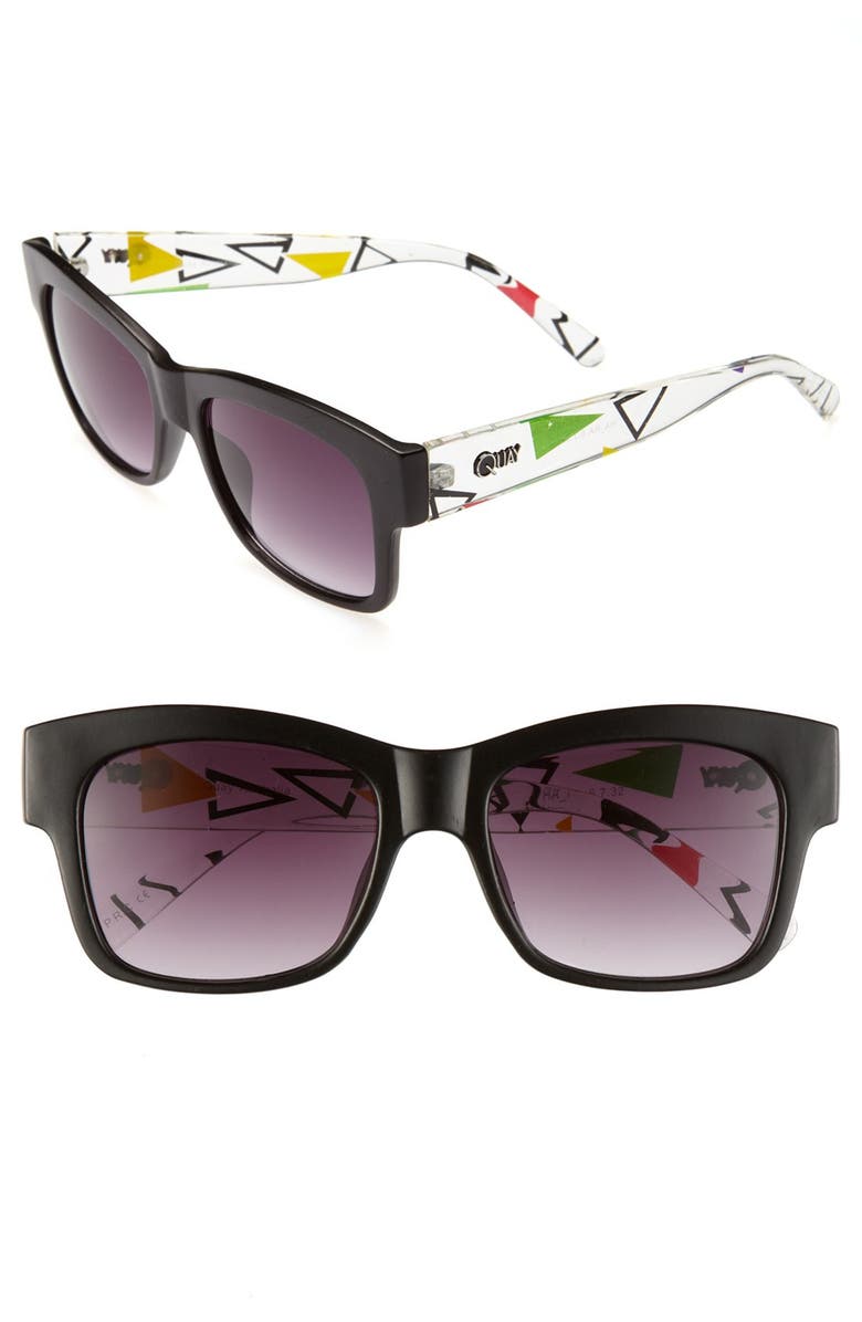 QUAY Retro Sunglasses, Main, color, 