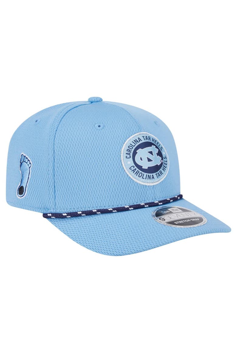 Men's New Era Carolina Blue North Carolina Tar Heels COOLERA 9SEVENTY Rope Stretch-Snap Hat, Main, color, Light Blue