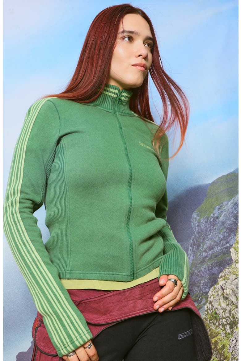 Trip Track Full Zip Jacket, Alternate, color, GREEN