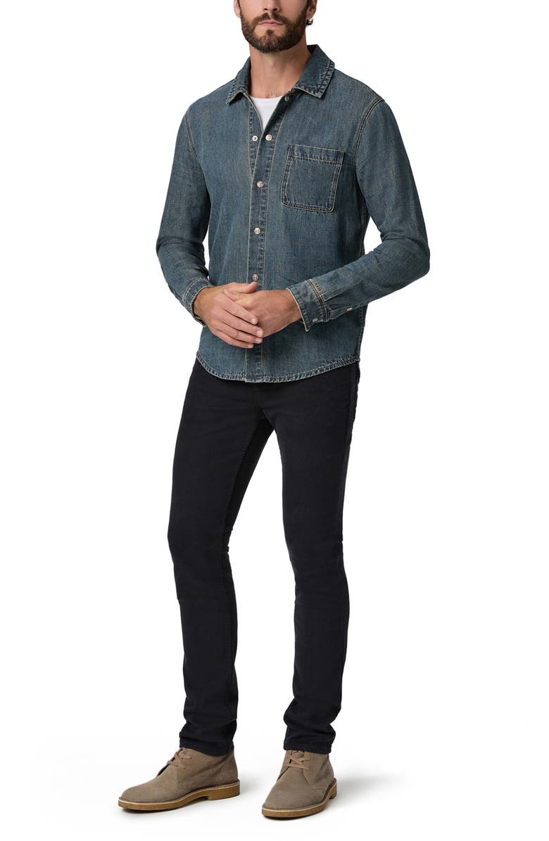 PAIGE Lennox Transcend Slim Fit Jeans, Alternate, color, True Navy