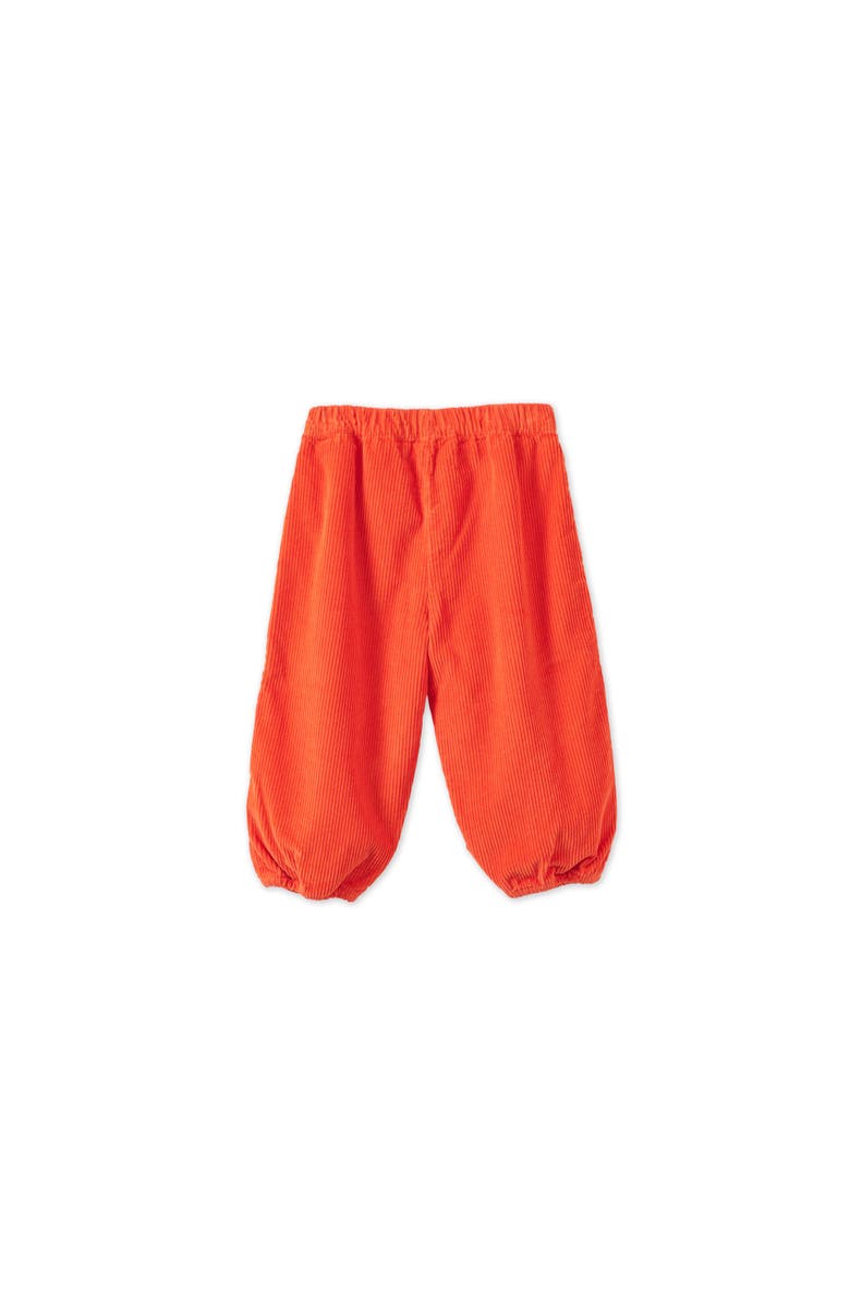 Vild House of Little Organic Cotton Corduroy Trousers, Alternate, color, Dark Coral