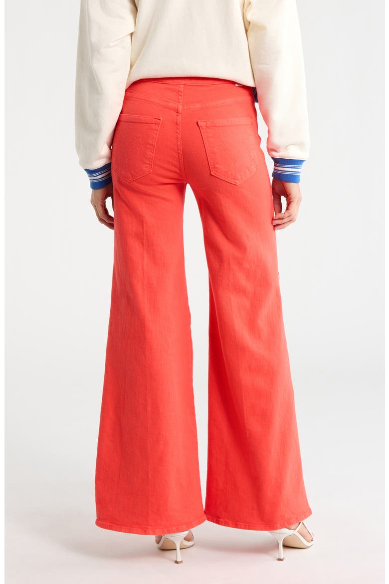 The Tab Roller Skimp High Waist Wide Leg Pants, Alternate, color, PLAY DATE- EMBERGLOW