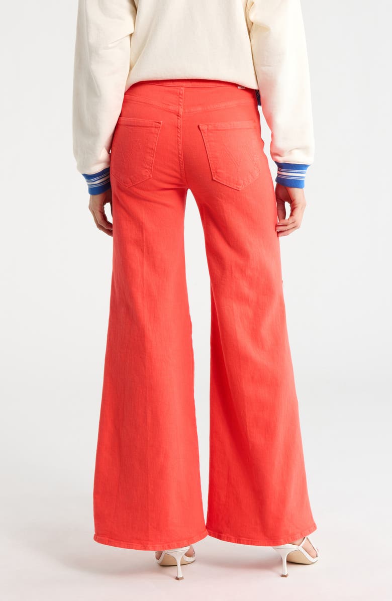 MOTHER The Tab Roller Skimp High Waist Wide Leg Pants, Alternate, color, 