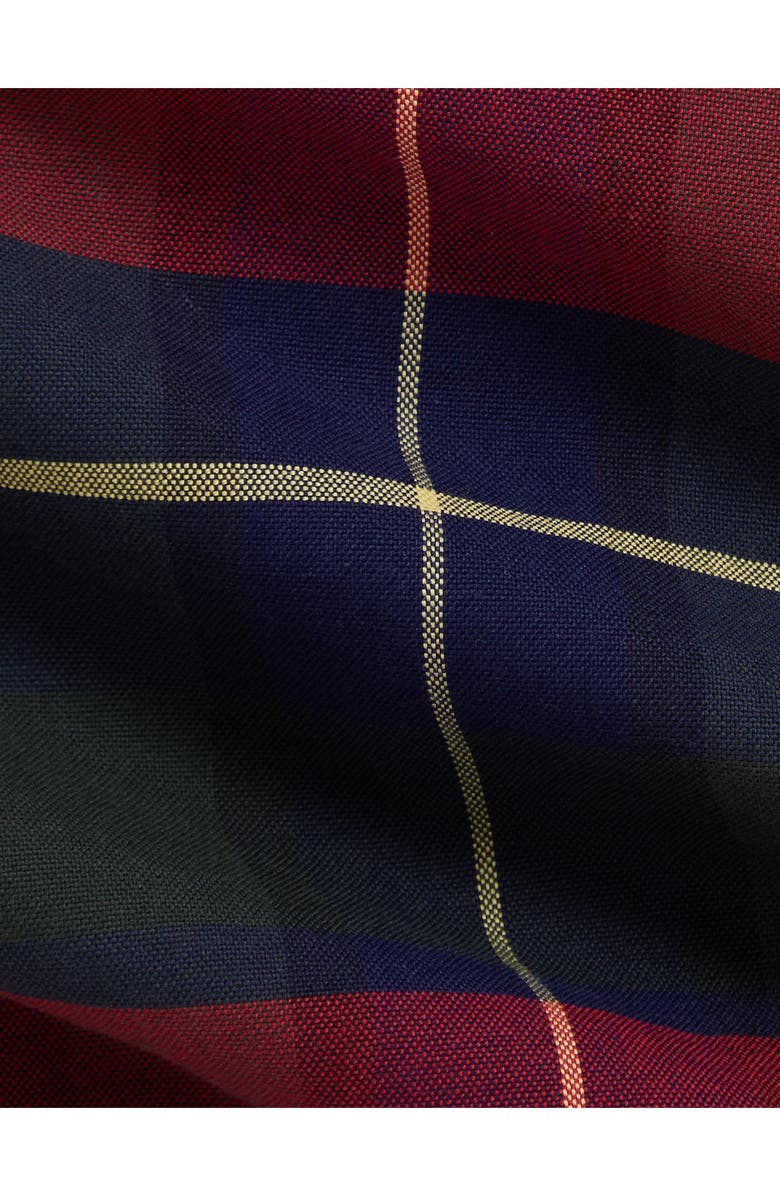 Ralph Lauren Classic Plaid Cotton Oxford Bodysuit, Alternate, color, Red/ Blue Multi