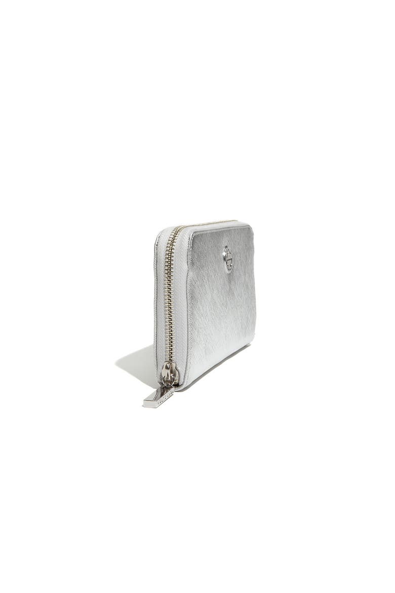'Robinson' Zip Continental Wallet, Alternate, color, SILVER