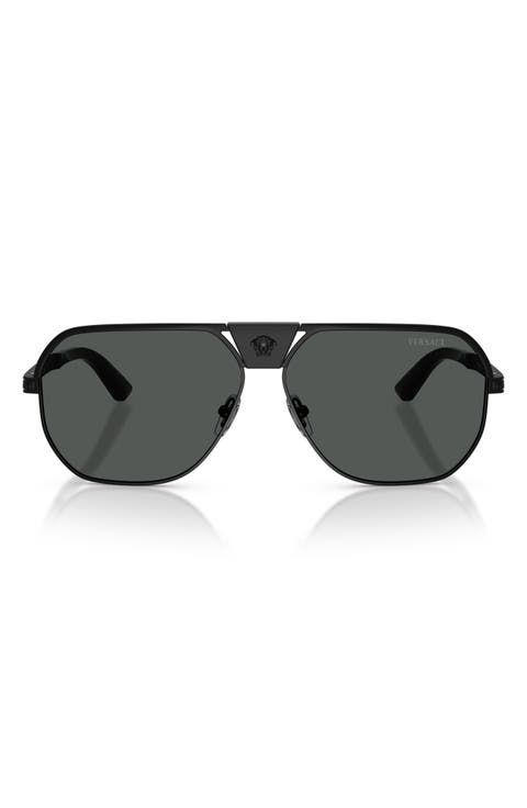 61mm Square Sunglasses