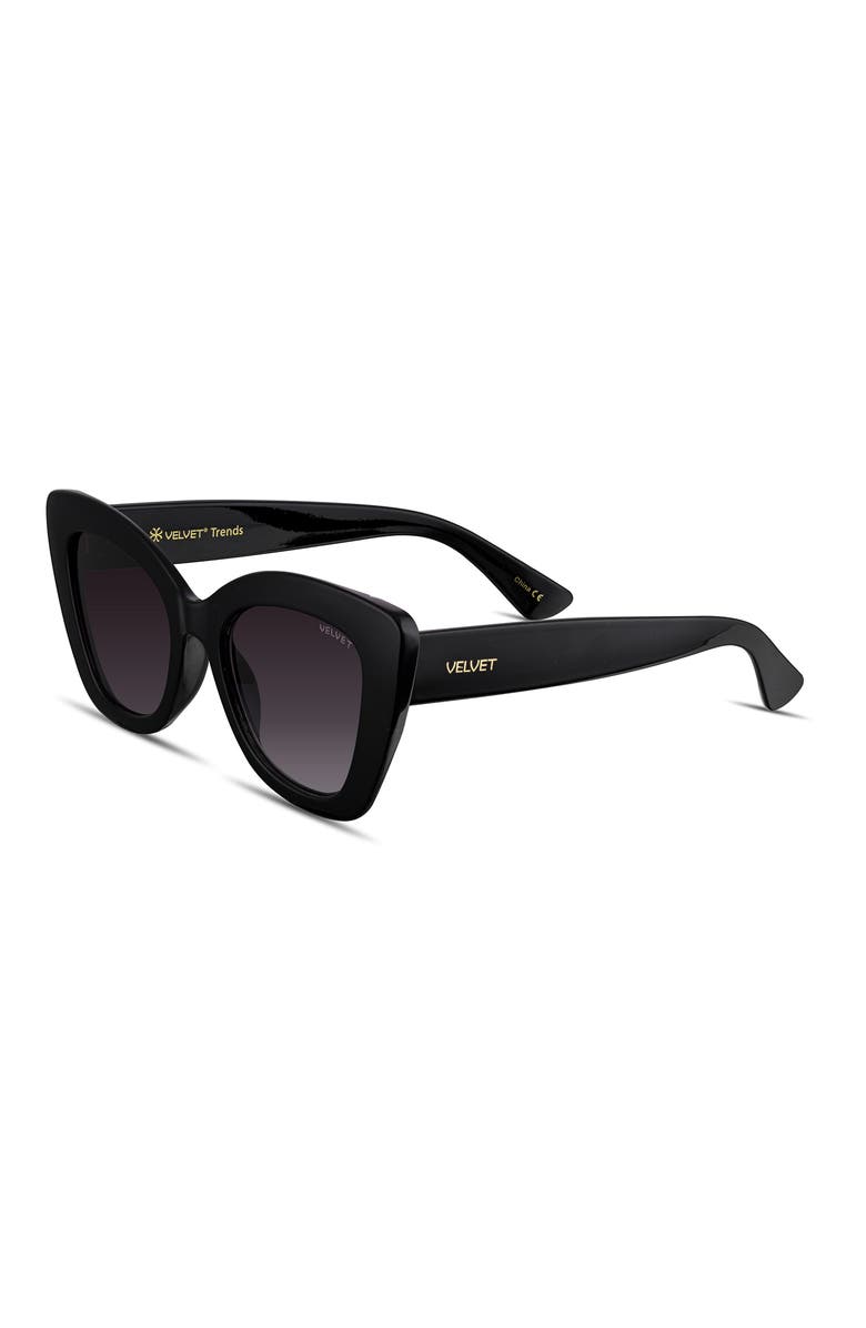 Velvet Eyewear Maya Sunglasses, Alternate, color, Gold