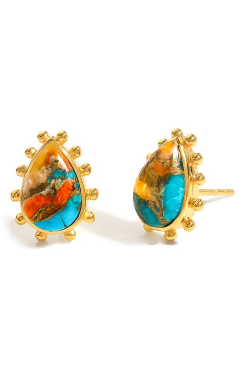 Mohave Turquoise Drop Earrings