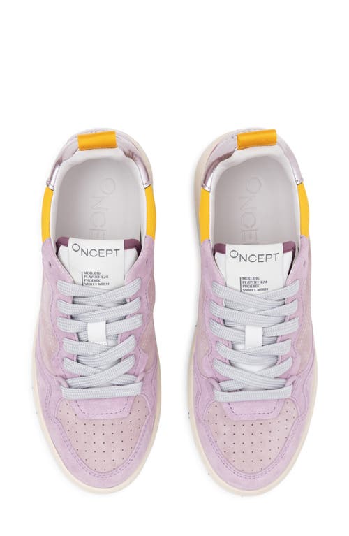 Oncept Phoenix Leather Lace-up Sneaker In Multi