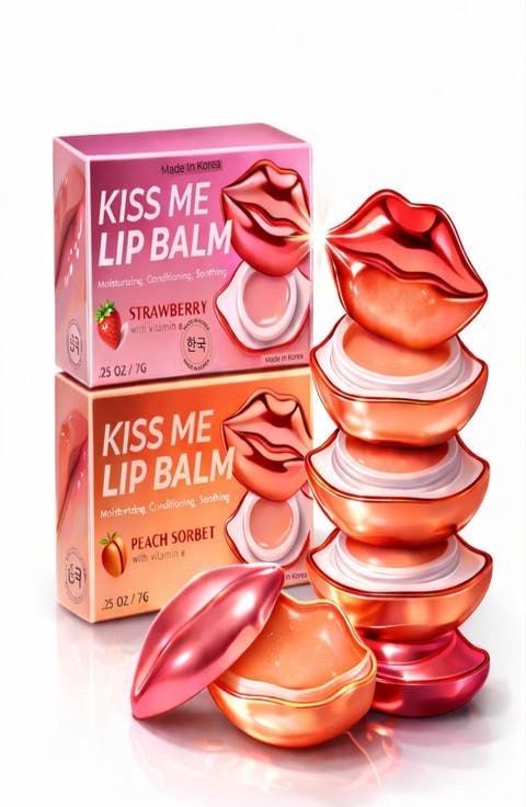 Korean Skincare Kiss Me Lip Balm Duo Set