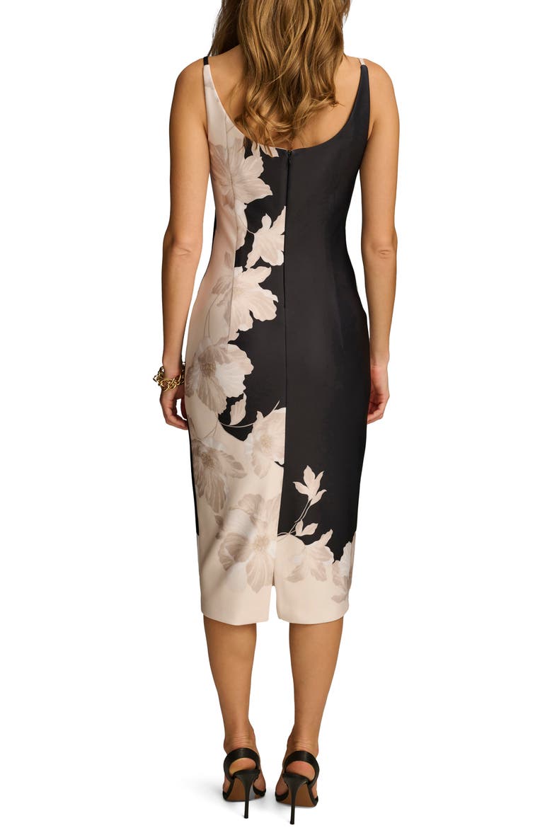 Floral Slipdress, Alternate, color, BLACK/ PARCHMENT MULTI