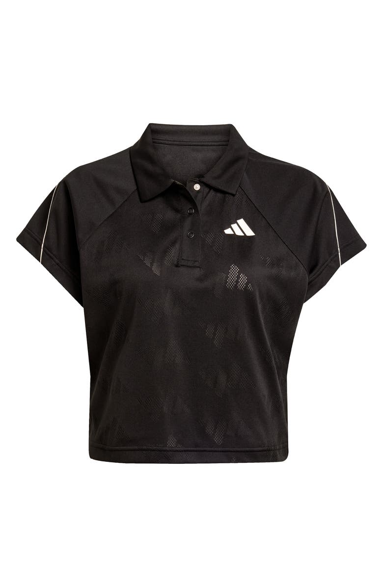 adidas Stadium 3-Stripes Tennis Jacquard Polo, Alternate, color,