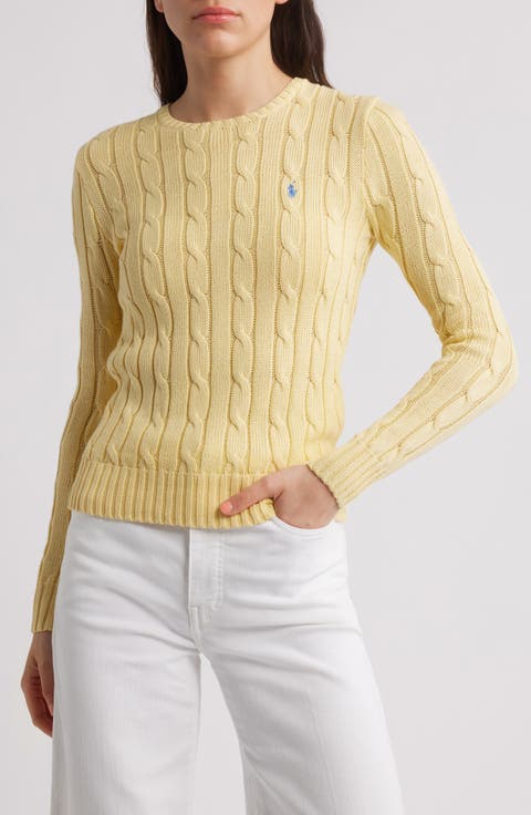 Julianna Cotton Cable Sweater