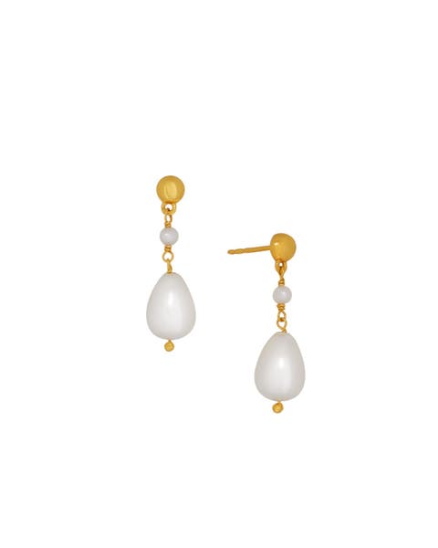 Kyra Pearl Drop stud Earrings