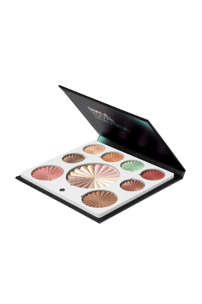 Mini Mix Face Palette - Good To Go, Alternate, color, pink