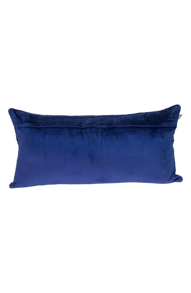 PARKLAND COLLECTION Iphis Topstitched Throw Pillow, Alternate, color, Blue