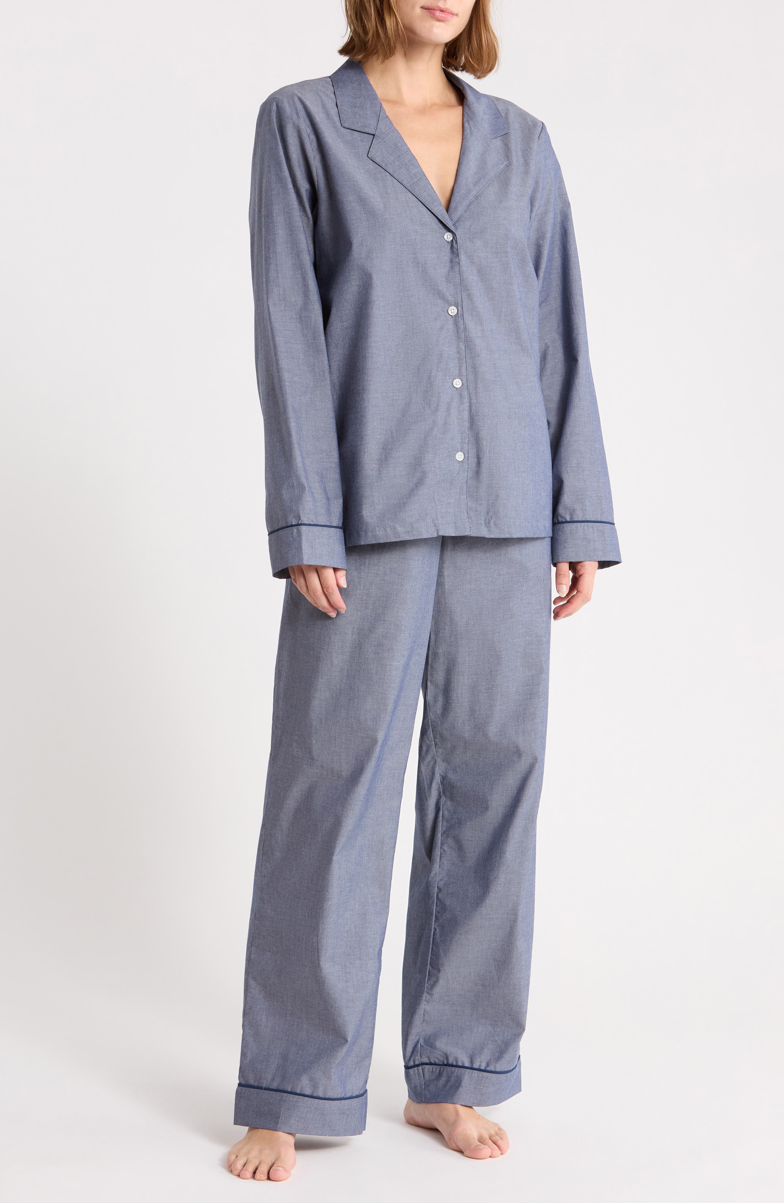 Cotton Poplin Pajamas
