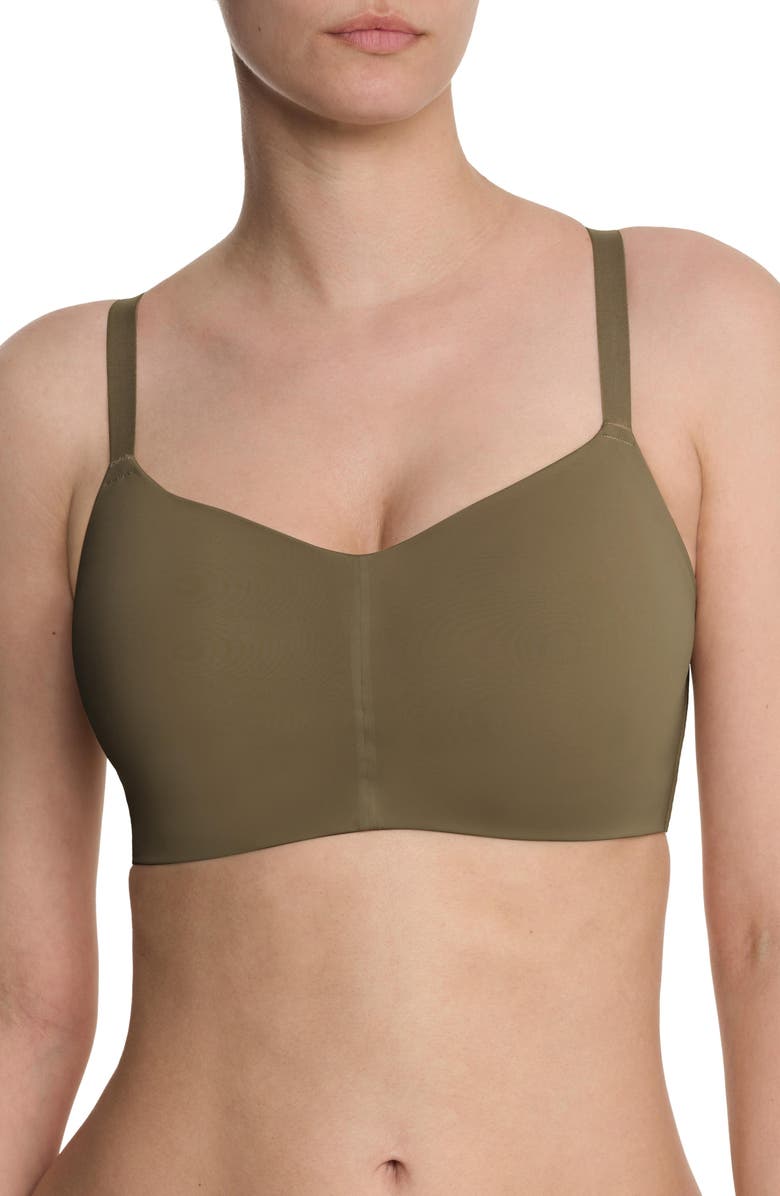Natori Elevate High Impact Convertible Sports Bra, Main, color, Olive Green