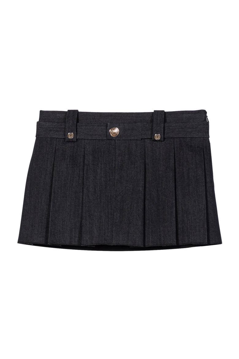 Jinime Pleated Miniskirt, Alternate, color, BLACK