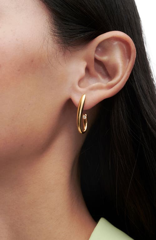 Pdpaola Volta Hoops In Gold