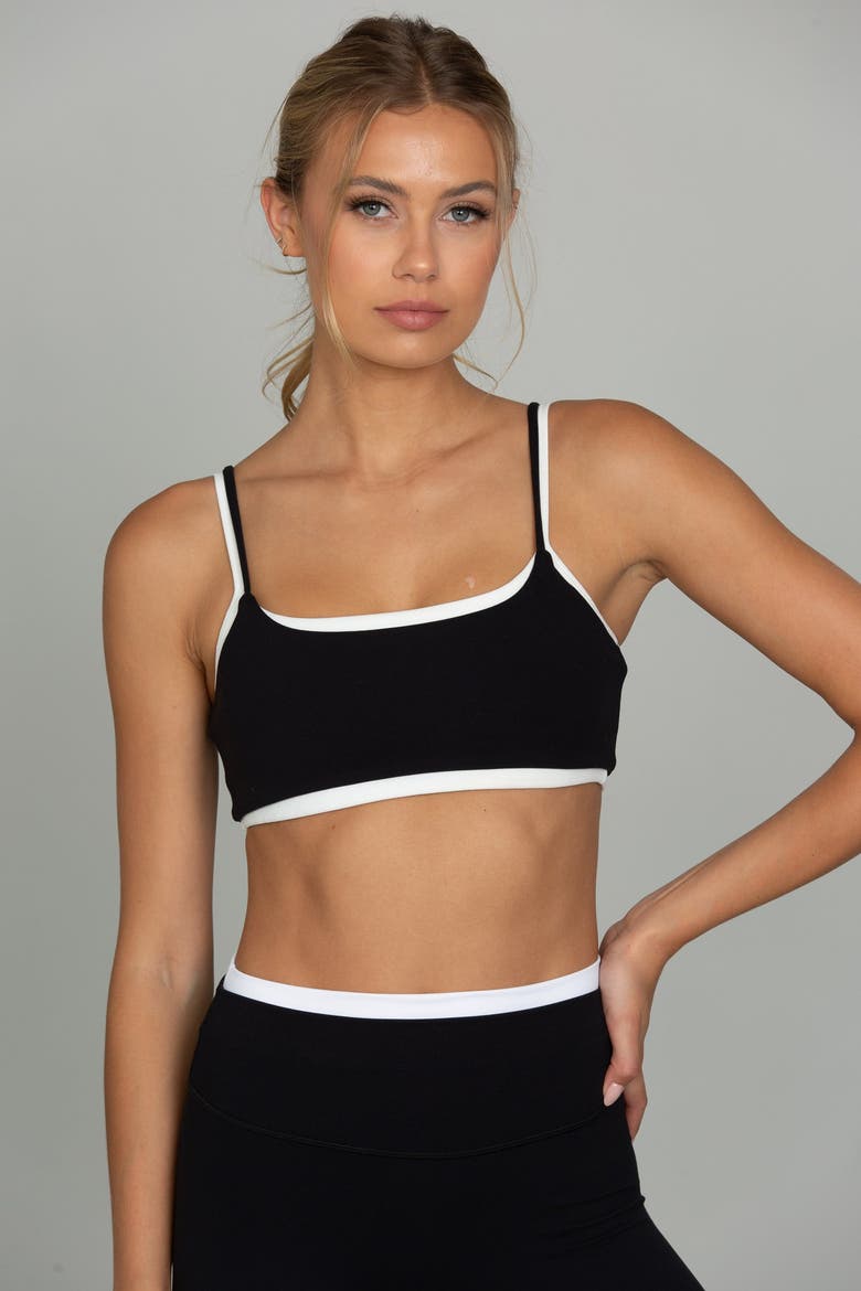 Double Layer StrydeForm Bra, Alternate, color, Black