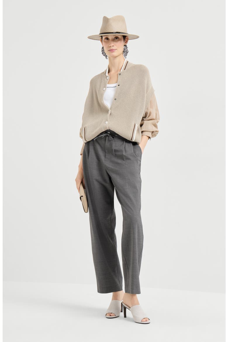 Tailored track trousers, Alternate, color, Medium Grey