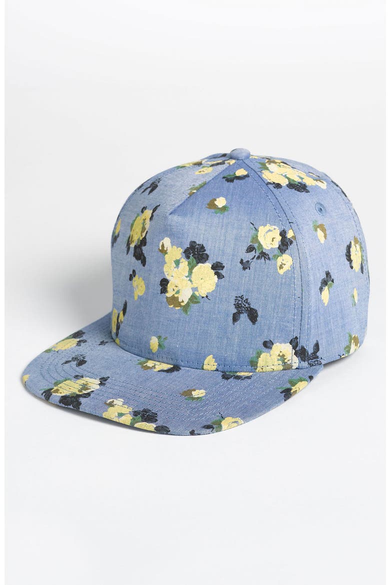 'Meadow Lark II' Cap, Main, color, INDIGO CHAMBRAY
