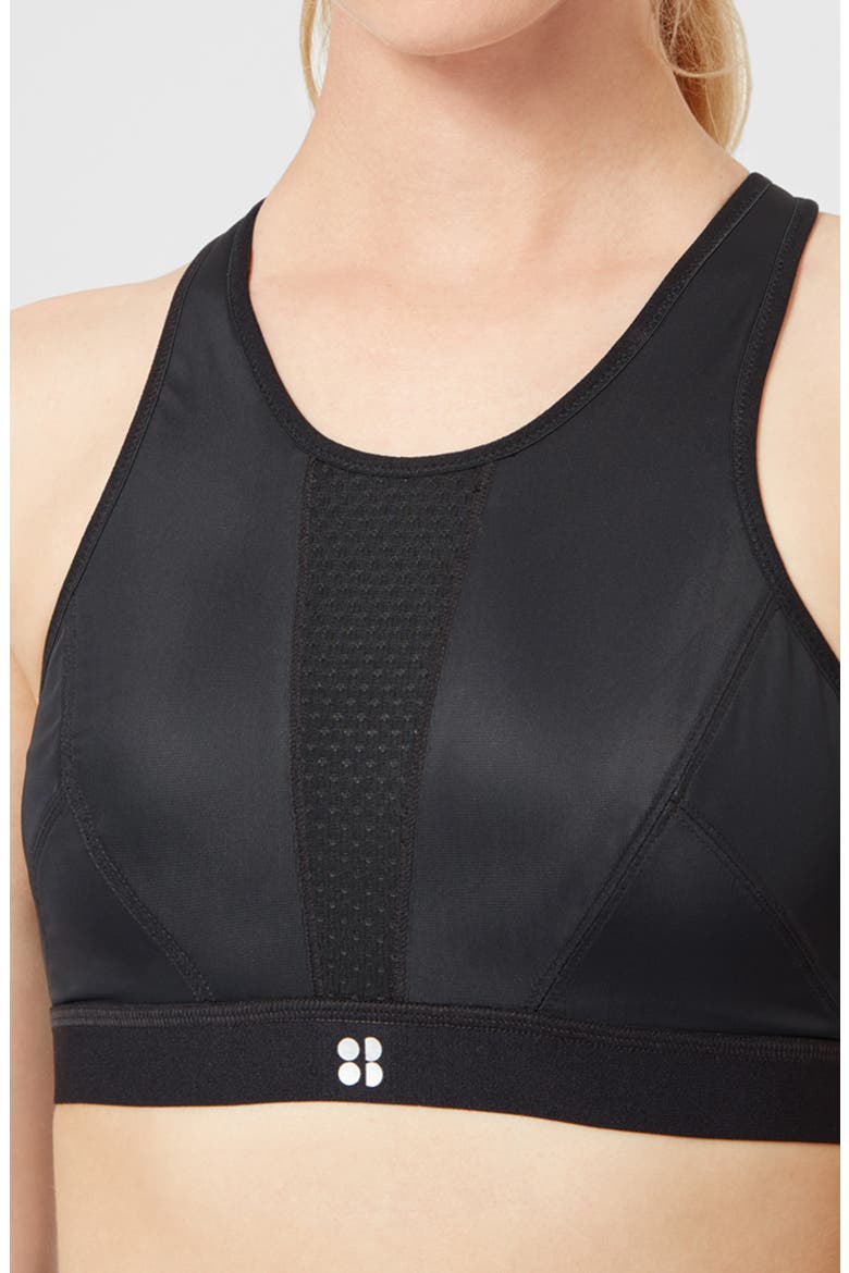 High Intensity Running Bra, Alternate, color, BLACK