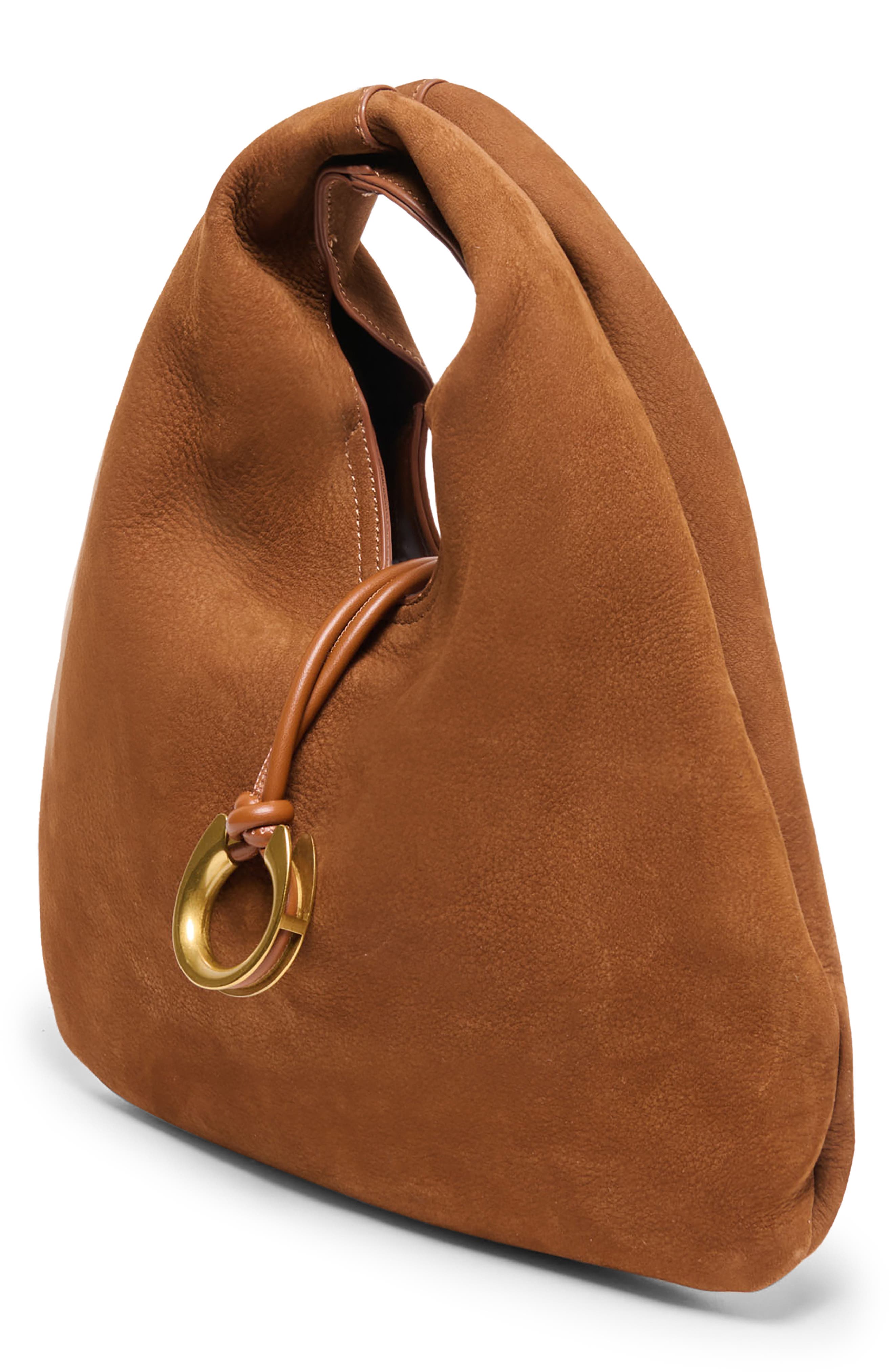 Martin Leather Hobo Bag, Alternate, color, TOBACCO