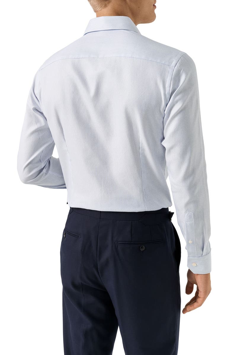 Eton Contemporary Fit Semi Solid Dress Shirt, Alternate, color, Light Blue