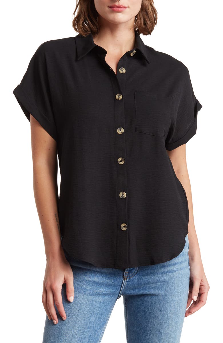 COMO VINTAGE Airflow Button-Up Shirt, Main, color, 