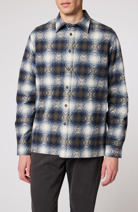 Check Long Sleeve Button Up Shirt
