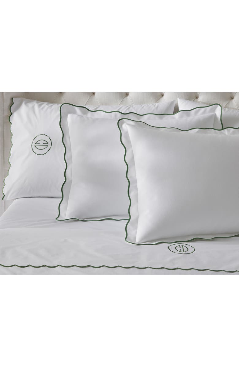 Matouk Camilla Piqué Duvet Cover, Alternate, color, White