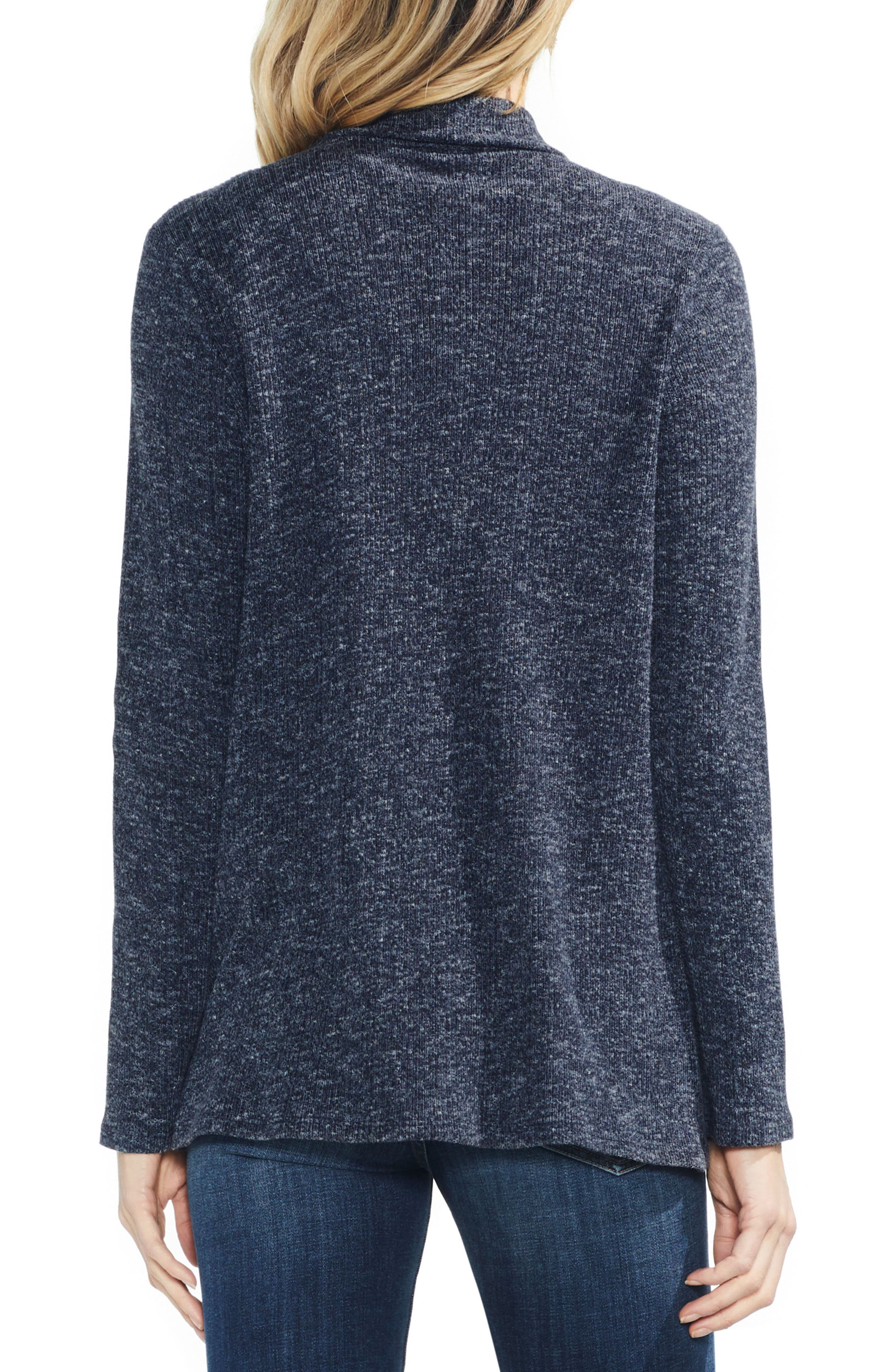 Vince Camuto Rib Knit Drape Cardigan (Women) | Nordstrom