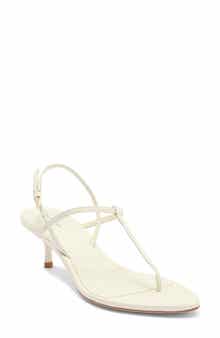 Reformation Delphine Kitten Heel Sandal