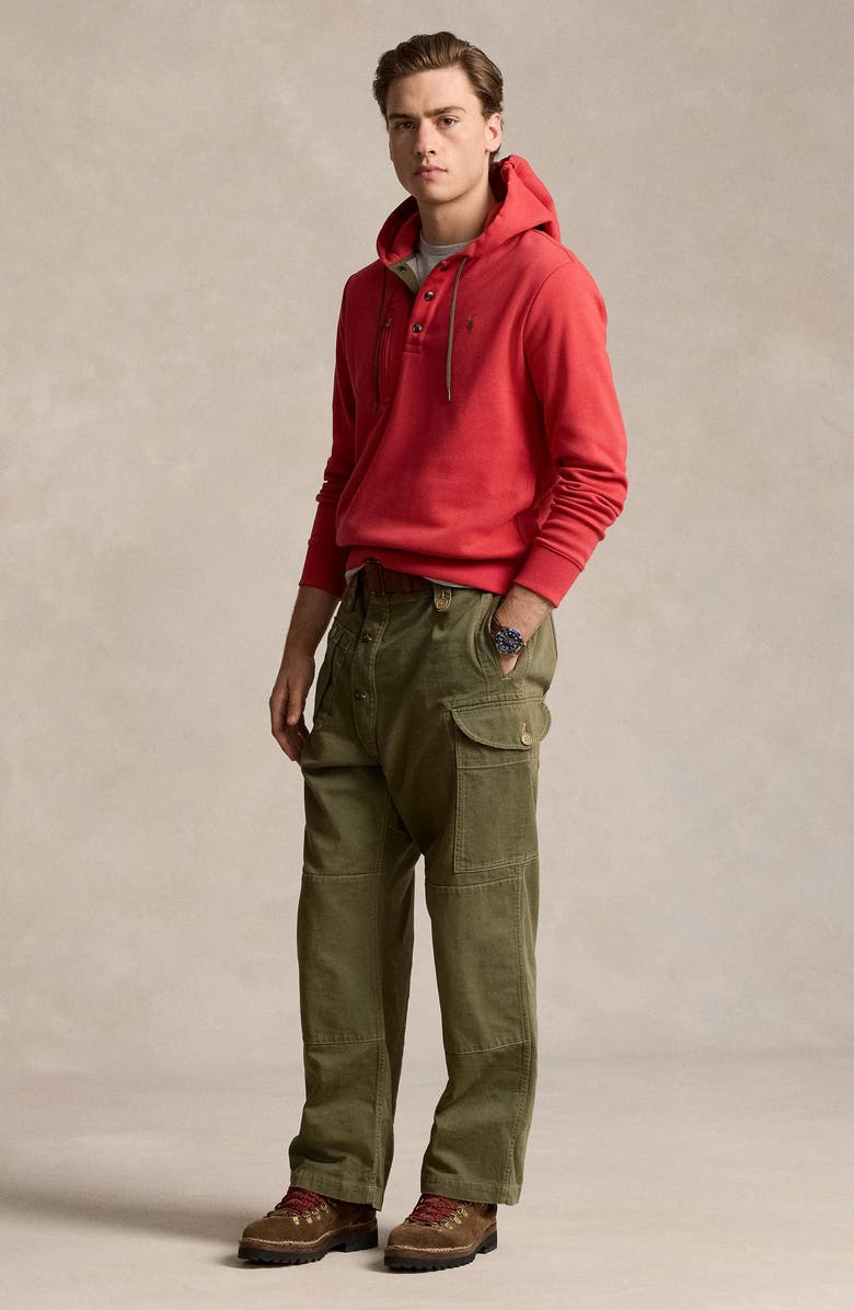 Polo Ralph Lauren Expedition Terry Henley Hoodie, Alternate, color,