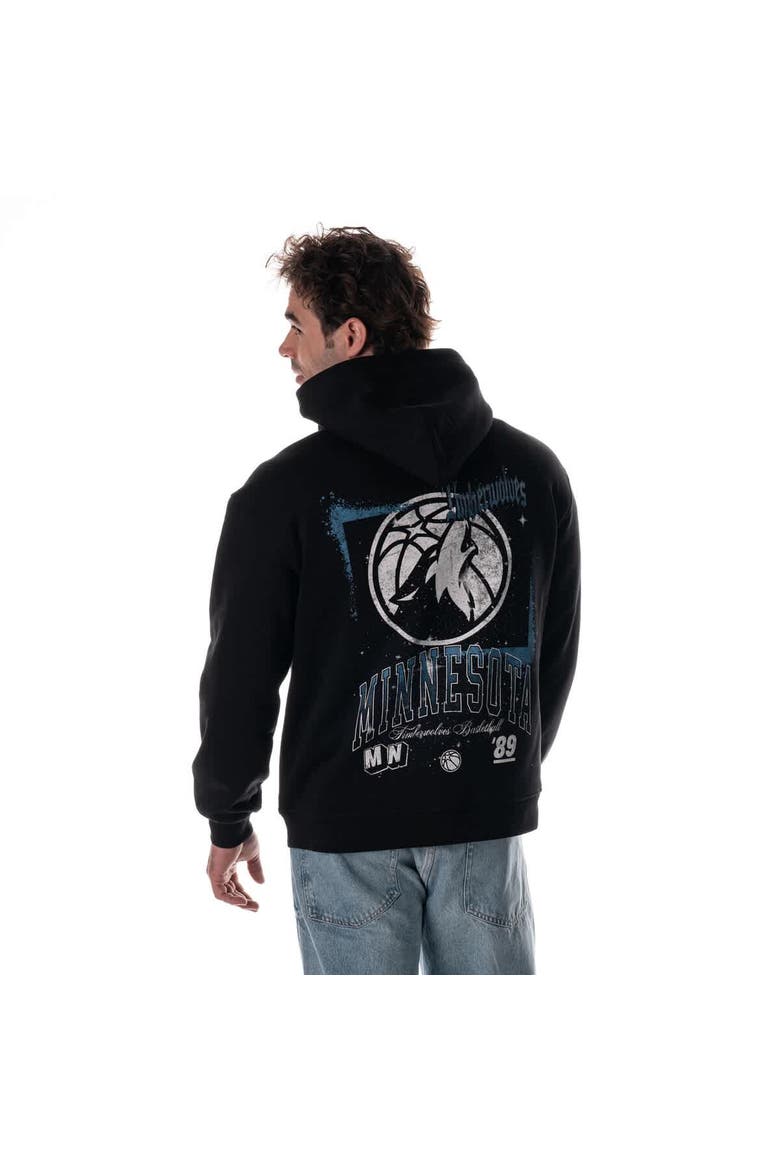 Unisex The Wild Collective Black Minnesota Timberwolves Splatter Premium Hoodie, Alternate, color, Black