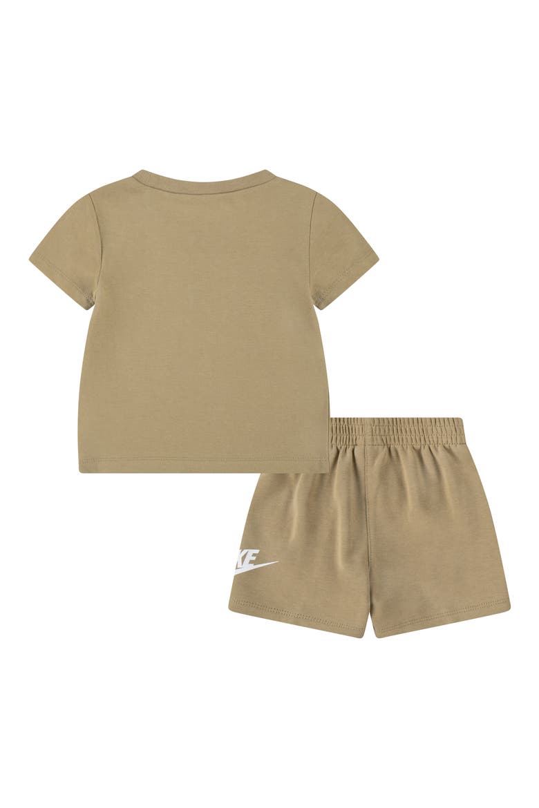 Club Logo T-Shirt & Shorts Set, Alternate, color, PARACHUTE BEIGE