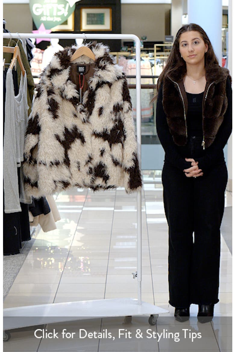 Wilson Spotted Faux Fur Jacket video