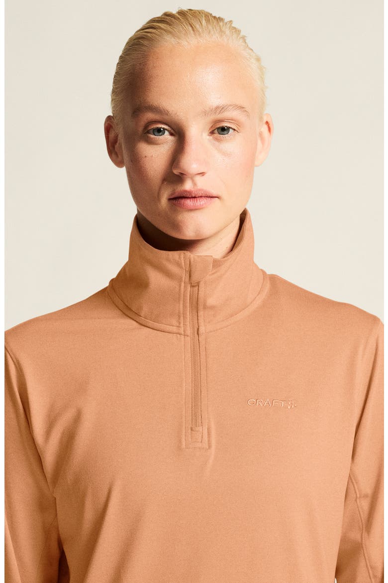 Flow Quarter Zip Pullover, Alternate, color, SYRUP