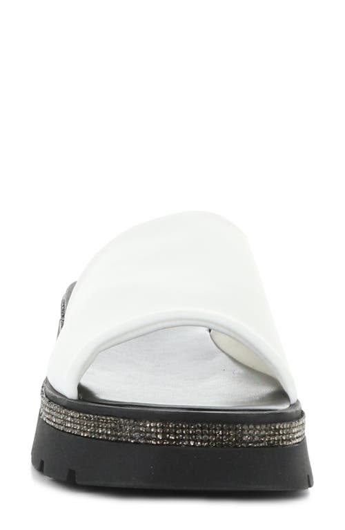 Bos. & Co. Counsil Platform Slide Sandal In Silk