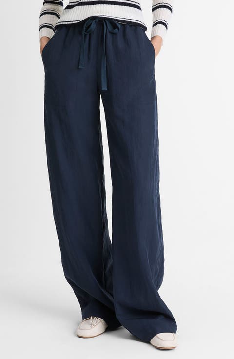 Women's 100% Cotton High-Waisted Pants & Leggings