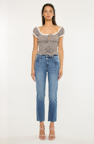 KanCan Kathleen Essentials High Rise Slim Straight Jeans