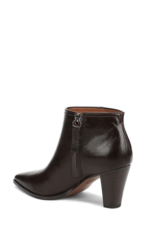 Franco Sarto Josiah Pointed Toe Bootie In Brown